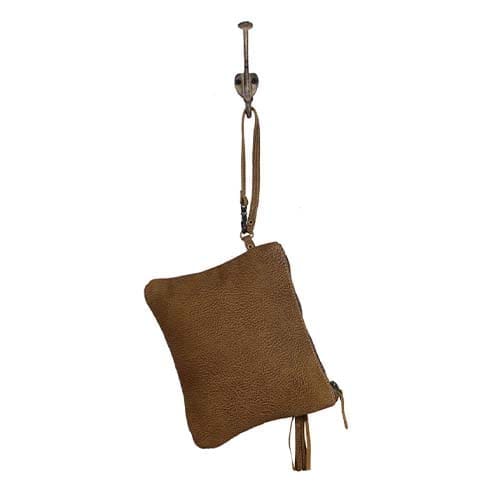 SPOTTED LEATHER POUCH