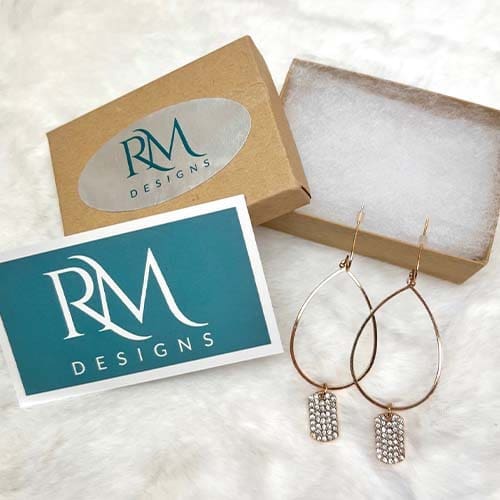 Teardrop earrings